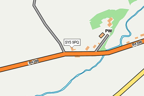 SY5 9PQ map - OS OpenMap – Local (Ordnance Survey) SY5 9PQ map - OS OpenMap – Local (Ordnance Survey)
