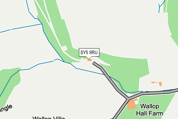 SY5 9RU map - OS OpenMap – Local (Ordnance Survey) SY5 9RU map - OS OpenMap – Local (Ordnance Survey)
