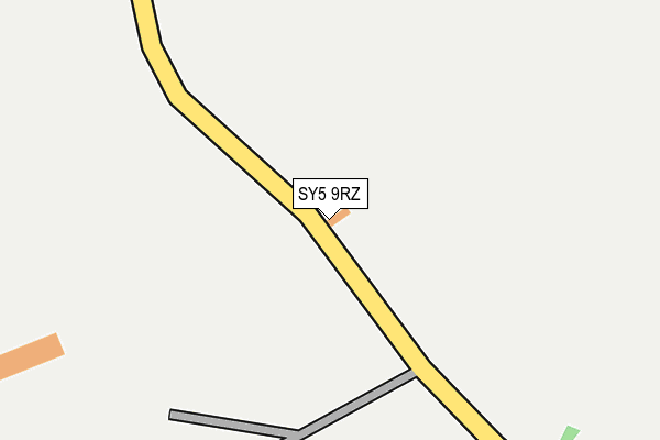 SY5 9RZ map - OS OpenMap – Local (Ordnance Survey) SY5 9RZ map - OS OpenMap – Local (Ordnance Survey)