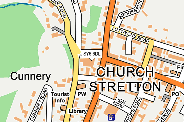 SY6 6DL map - OS OpenMap – Local (Ordnance Survey) SY6 6DL map - OS OpenMap – Local (Ordnance Survey)