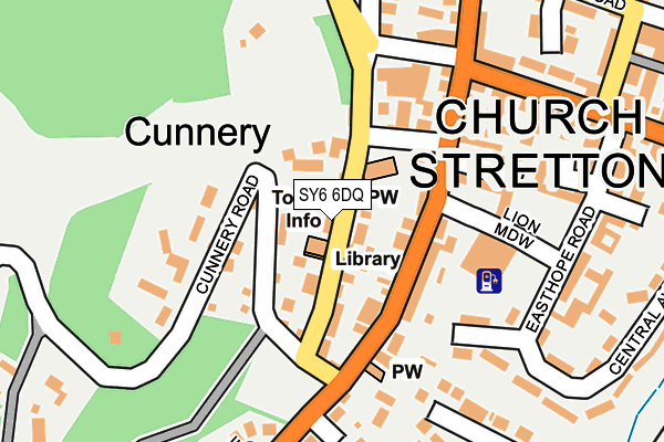 SY6 6DQ map - OS OpenMap – Local (Ordnance Survey) SY6 6DQ map - OS OpenMap – Local (Ordnance Survey)