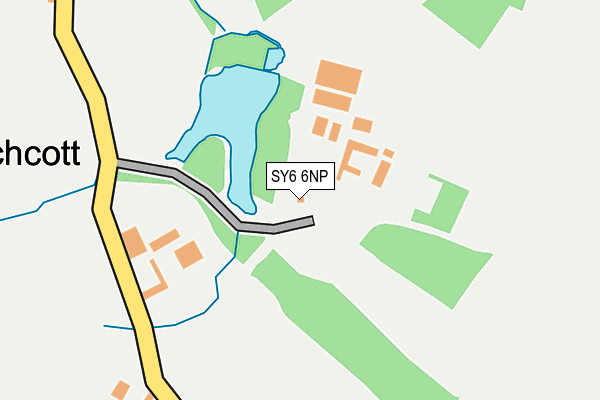SY6 6NP map - OS OpenMap – Local (Ordnance Survey) SY6 6NP map - OS OpenMap – Local (Ordnance Survey)