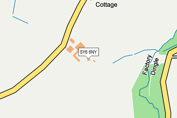 SY6 6NY map - OS OpenMap – Local (Ordnance Survey) SY6 6NY map - OS OpenMap – Local (Ordnance Survey)