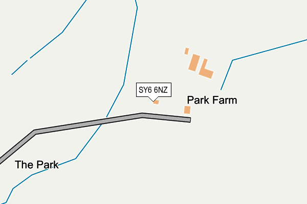 SY6 6NZ map - OS OpenMap – Local (Ordnance Survey) SY6 6NZ map - OS OpenMap – Local (Ordnance Survey)