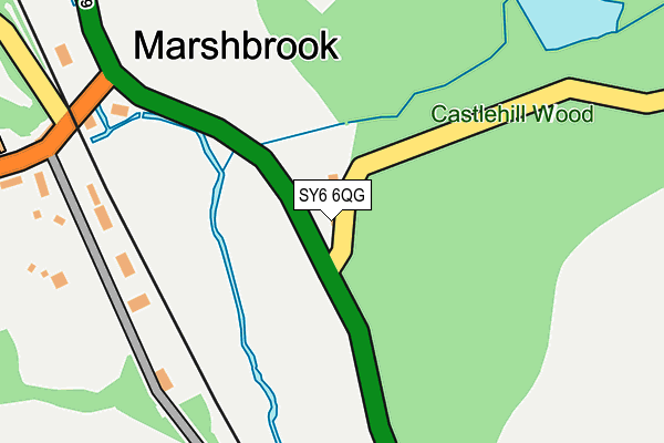 SY6 6QG map - OS OpenMap – Local (Ordnance Survey) SY6 6QG map - OS OpenMap – Local (Ordnance Survey)