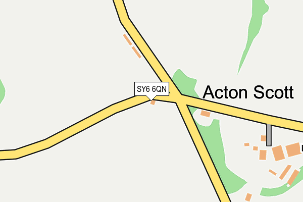 SY6 6QN map - OS OpenMap – Local (Ordnance Survey) SY6 6QN map - OS OpenMap – Local (Ordnance Survey)