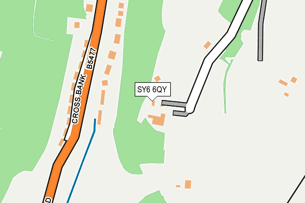 SY6 6QY map - OS OpenMap – Local (Ordnance Survey) SY6 6QY map - OS OpenMap – Local (Ordnance Survey)