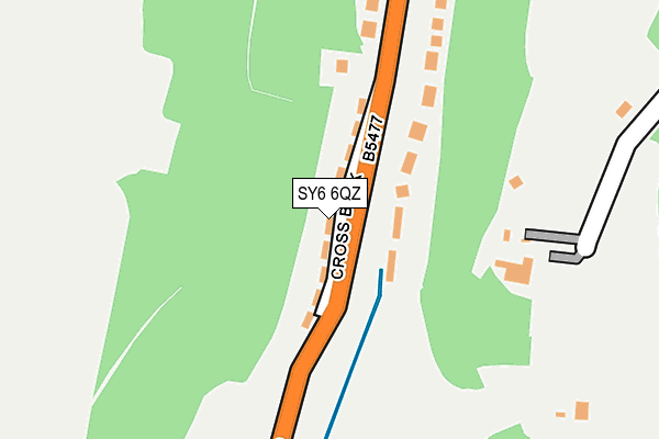 SY6 6QZ map - OS OpenMap – Local (Ordnance Survey) SY6 6QZ map - OS OpenMap – Local (Ordnance Survey)