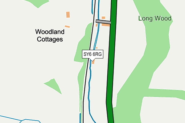 SY6 6RG map - OS OpenMap – Local (Ordnance Survey) SY6 6RG map - OS OpenMap – Local (Ordnance Survey)