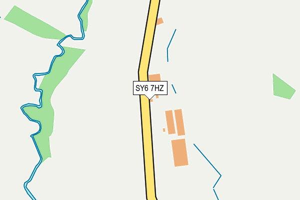 SY6 7HZ map - OS OpenMap – Local (Ordnance Survey) SY6 7HZ map - OS OpenMap – Local (Ordnance Survey)