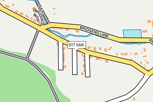 SY7 0AW map - OS OpenMap – Local (Ordnance Survey) SY7 0AW map - OS OpenMap – Local (Ordnance Survey)