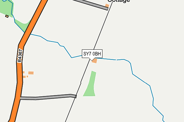 SY7 0BH map - OS OpenMap – Local (Ordnance Survey) SY7 0BH map - OS OpenMap – Local (Ordnance Survey)