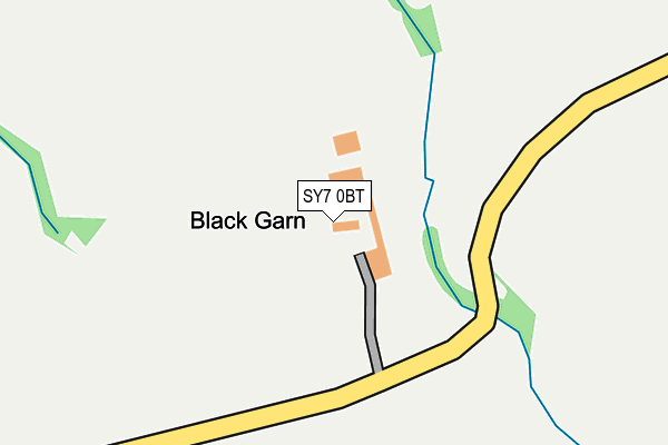 SY7 0BT map - OS OpenMap – Local (Ordnance Survey) SY7 0BT map - OS OpenMap – Local (Ordnance Survey)