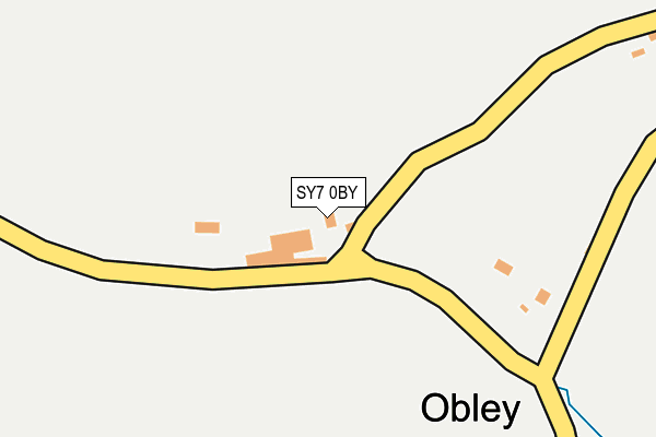 SY7 0BY map - OS OpenMap – Local (Ordnance Survey) SY7 0BY map - OS OpenMap – Local (Ordnance Survey)