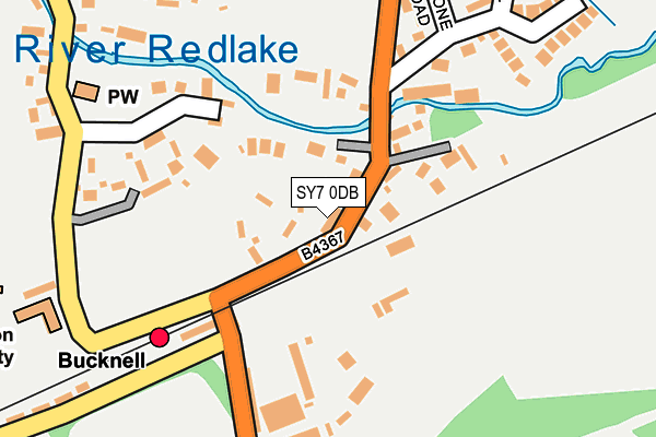 SY7 0DB map - OS OpenMap – Local (Ordnance Survey) SY7 0DB map - OS OpenMap – Local (Ordnance Survey)
