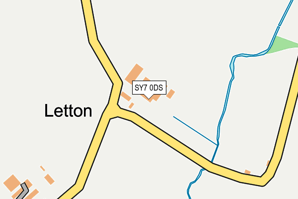 SY7 0DS map - OS OpenMap – Local (Ordnance Survey) SY7 0DS map - OS OpenMap – Local (Ordnance Survey)