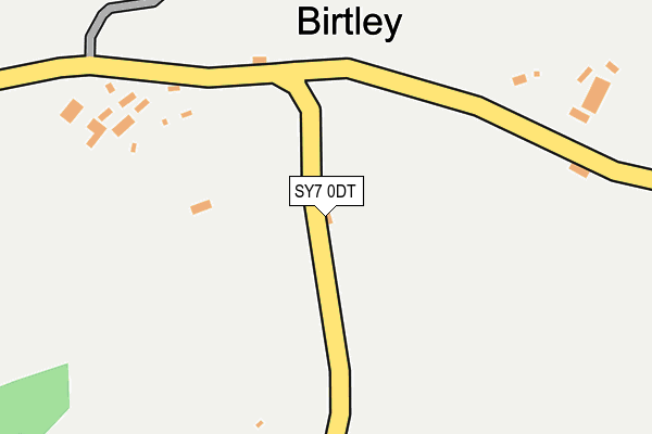 SY7 0DT map - OS OpenMap – Local (Ordnance Survey) SY7 0DT map - OS OpenMap – Local (Ordnance Survey)