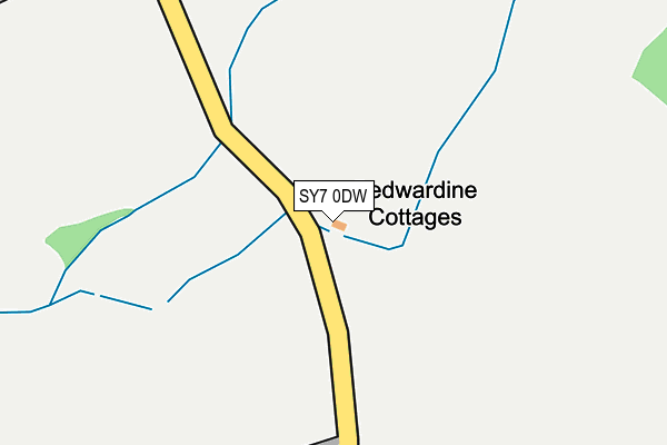 SY7 0DW map - OS OpenMap – Local (Ordnance Survey) SY7 0DW map - OS OpenMap – Local (Ordnance Survey)
