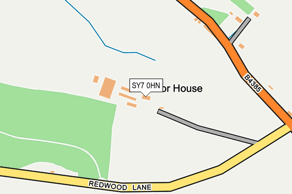 SY7 0HN map - OS OpenMap – Local (Ordnance Survey) SY7 0HN map - OS OpenMap – Local (Ordnance Survey)
