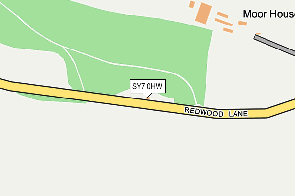 SY7 0HW map - OS OpenMap – Local (Ordnance Survey) SY7 0HW map - OS OpenMap – Local (Ordnance Survey)