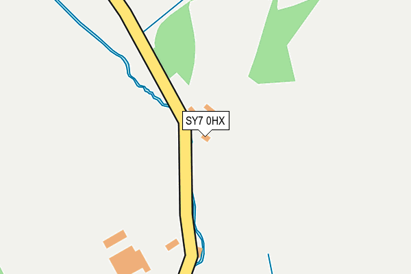 SY7 0HX map - OS OpenMap – Local (Ordnance Survey) SY7 0HX map - OS OpenMap – Local (Ordnance Survey)