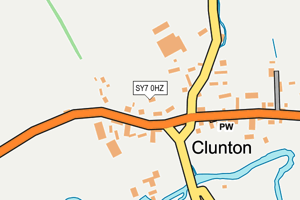 SY7 0HZ map - OS OpenMap – Local (Ordnance Survey) SY7 0HZ map - OS OpenMap – Local (Ordnance Survey)