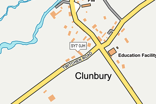 SY7 0JH map - OS OpenMap – Local (Ordnance Survey) SY7 0JH map - OS OpenMap – Local (Ordnance Survey)