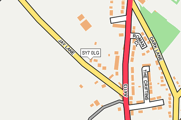 SY7 0LG map - OS OpenMap – Local (Ordnance Survey) SY7 0LG map - OS OpenMap – Local (Ordnance Survey)