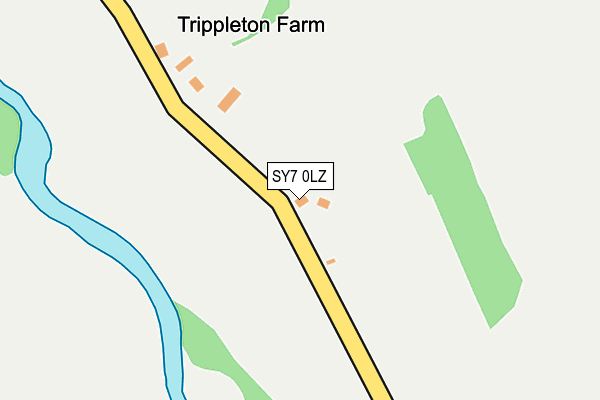 SY7 0LZ map - OS OpenMap – Local (Ordnance Survey) SY7 0LZ map - OS OpenMap – Local (Ordnance Survey)