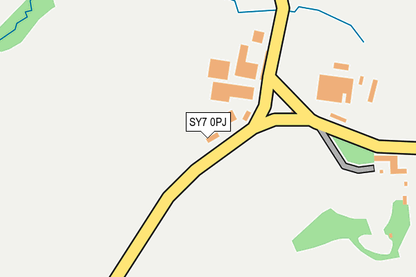 SY7 0PJ map - OS OpenMap – Local (Ordnance Survey) SY7 0PJ map - OS OpenMap – Local (Ordnance Survey)