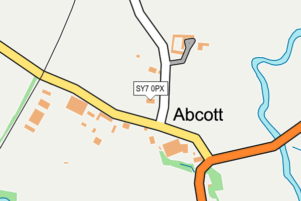 SY7 0PX map - OS OpenMap – Local (Ordnance Survey) SY7 0PX map - OS OpenMap – Local (Ordnance Survey)