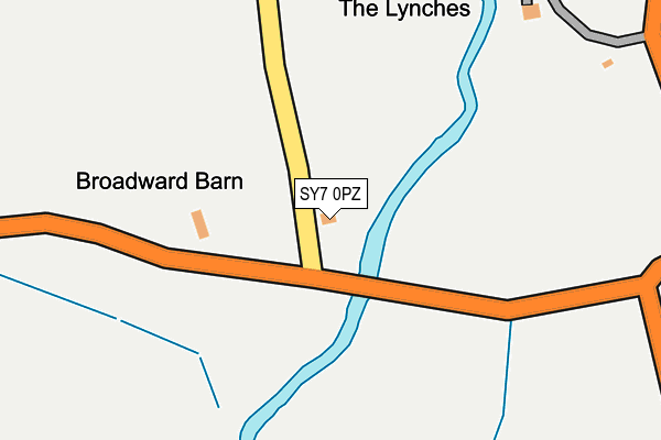 SY7 0PZ map - OS OpenMap – Local (Ordnance Survey) SY7 0PZ map - OS OpenMap – Local (Ordnance Survey)