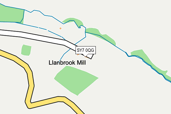 SY7 0QG map - OS OpenMap – Local (Ordnance Survey) SY7 0QG map - OS OpenMap – Local (Ordnance Survey)