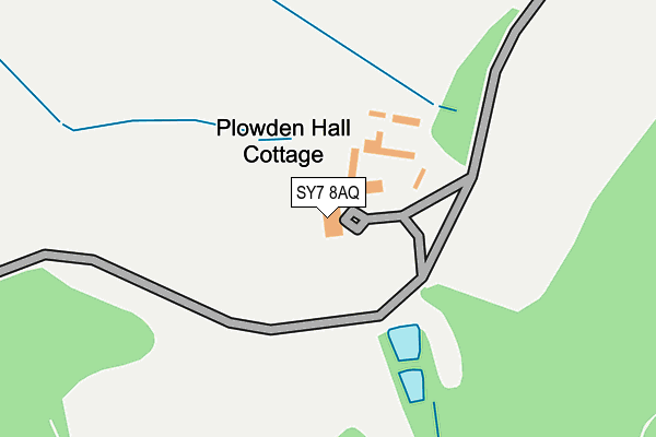 SY7 8AQ map - OS OpenMap – Local (Ordnance Survey) SY7 8AQ map - OS OpenMap – Local (Ordnance Survey)