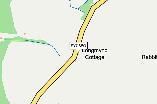 SY7 8BQ map - OS OpenMap – Local (Ordnance Survey) SY7 8BQ map - OS OpenMap – Local (Ordnance Survey)