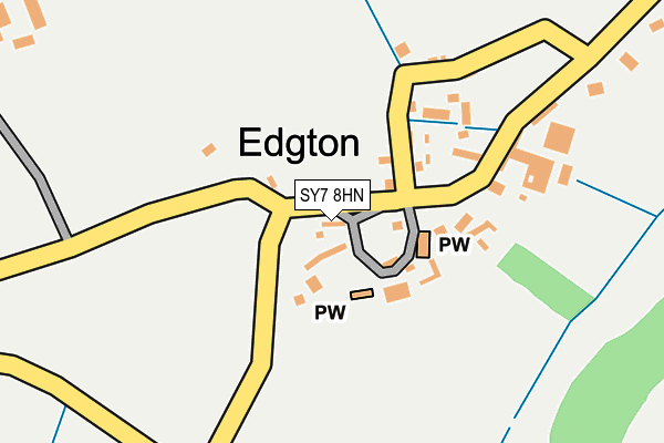 SY7 8HN map - OS OpenMap – Local (Ordnance Survey) SY7 8HN map - OS OpenMap – Local (Ordnance Survey)