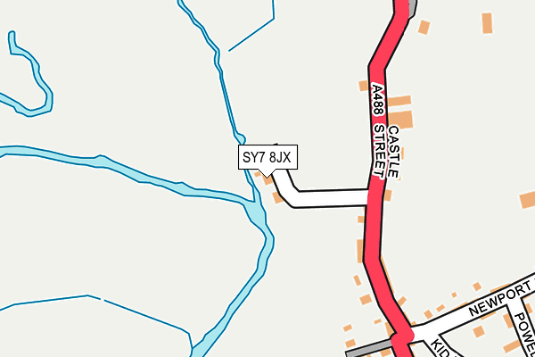 SY7 8JX map - OS OpenMap – Local (Ordnance Survey) SY7 8JX map - OS OpenMap – Local (Ordnance Survey)