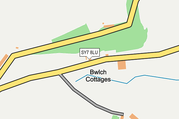 SY7 8LU map - OS OpenMap – Local (Ordnance Survey) SY7 8LU map - OS OpenMap – Local (Ordnance Survey)