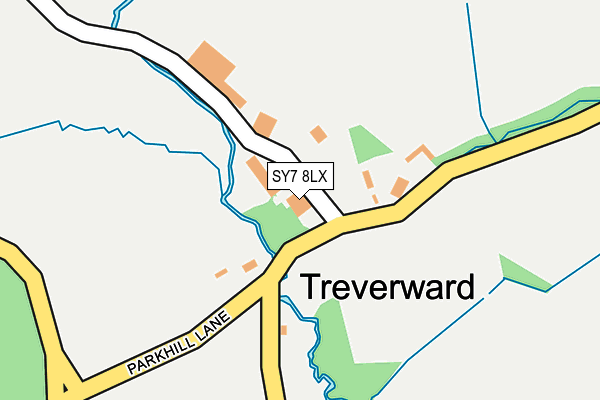 SY7 8LX map - OS OpenMap – Local (Ordnance Survey)