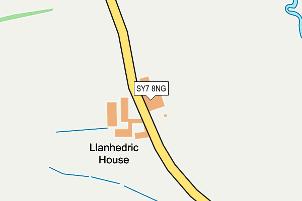 SY7 8NG map - OS OpenMap – Local (Ordnance Survey) SY7 8NG map - OS OpenMap – Local (Ordnance Survey)