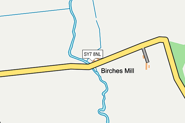 SY7 8NL map - OS OpenMap – Local (Ordnance Survey) SY7 8NL map - OS OpenMap – Local (Ordnance Survey)
