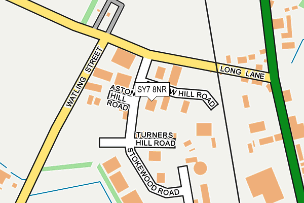 SY7 8NR map - OS OpenMap – Local (Ordnance Survey) SY7 8NR map - OS OpenMap – Local (Ordnance Survey)