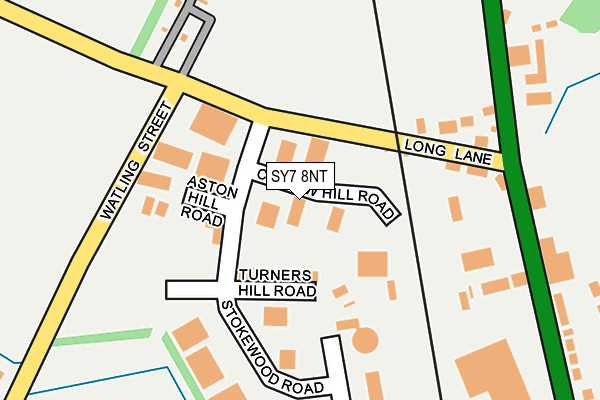 SY7 8NT map - OS OpenMap – Local (Ordnance Survey) SY7 8NT map - OS OpenMap – Local (Ordnance Survey)