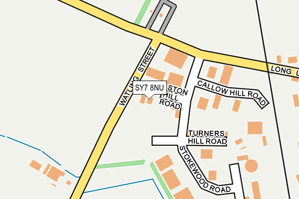 SY7 8NU map - OS OpenMap – Local (Ordnance Survey) SY7 8NU map - OS OpenMap – Local (Ordnance Survey)