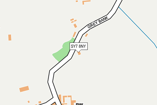 SY7 8NY map - OS OpenMap – Local (Ordnance Survey) SY7 8NY map - OS OpenMap – Local (Ordnance Survey)