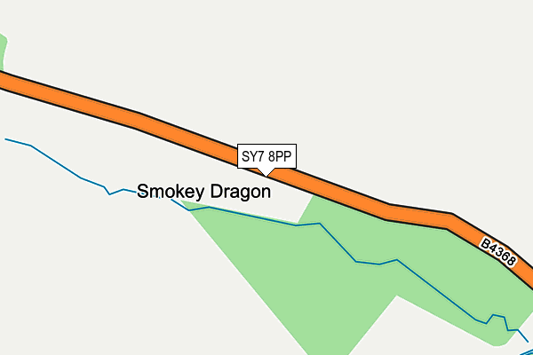 SY7 8PP map - OS OpenMap – Local (Ordnance Survey) SY7 8PP map - OS OpenMap – Local (Ordnance Survey)