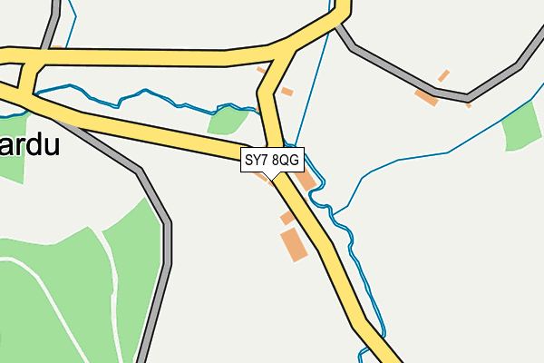 SY7 8QG map - OS OpenMap – Local (Ordnance Survey) SY7 8QG map - OS OpenMap – Local (Ordnance Survey)