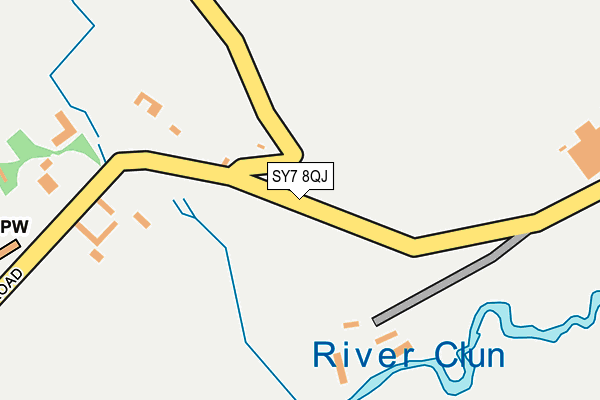 SY7 8QJ map - OS OpenMap – Local (Ordnance Survey) SY7 8QJ map - OS OpenMap – Local (Ordnance Survey)