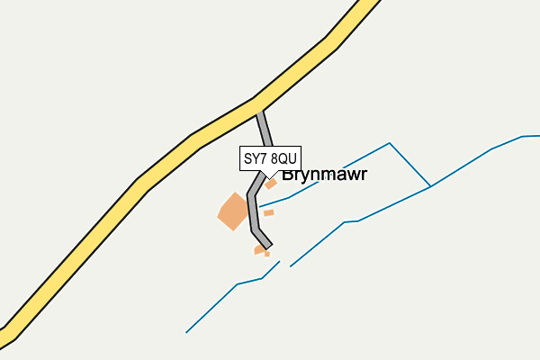 SY7 8QU map - OS OpenMap – Local (Ordnance Survey) SY7 8QU map - OS OpenMap – Local (Ordnance Survey)
