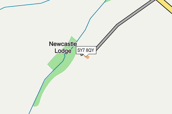 SY7 8QY map - OS OpenMap – Local (Ordnance Survey) SY7 8QY map - OS OpenMap – Local (Ordnance Survey)